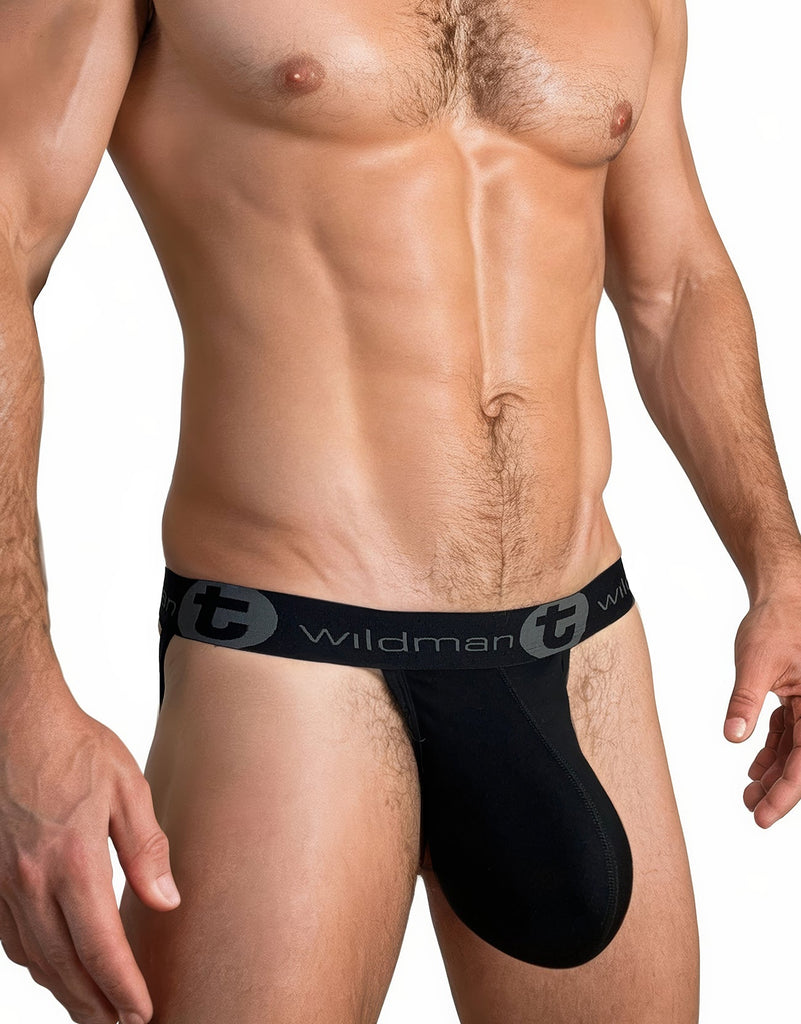 WildmanT Big Boy Pouch Jockstrap Black