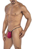 CandyMan 99795 Mesh G-String Thongs Color Burgundy