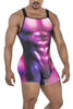 CandyMan 99796 Muscle Onesie Bodysuit Color Magenta