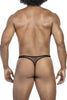 Clever 100008 3PK Autralian Latin Thongs Color Black-Orange-Black