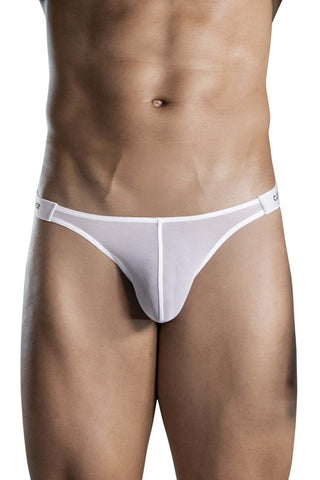 WildmanT Stretch Cotton Strapless Jock Big Boy Pouch Gray/White