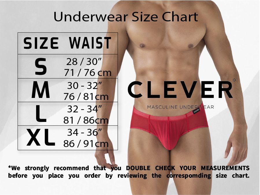 Clever 1743 Island Swim Briefs Color White