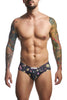 JUSTIN+SIMON XSJ22 Cheek Briefs Color Psycodelic