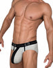 WildmanT Cotton Monster Cock Brief Black and Gray