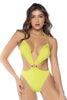 Mapale 67139 One Piece Swimsuit Color Lime Green