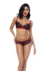 Mapale 8898 Three Piece Set Color Black-Red