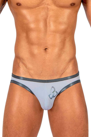 Private Structure LCUT4358 Barn Boy Low Rise Mini Brief Color Stone Gray