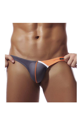 WildmanT Stretch Cotton Strapless Jock Big Boy Pouch Gray/White