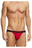 Papi 980911-950 3PK Cotton Stretch Jockstrap Color Red-Gray-Black